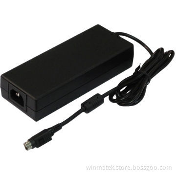 12/19/24V 100W Plug Desktop Adapter with UL, GS, CE and FCC Marks